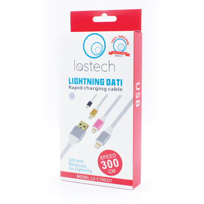 LOSTECH CAVO RICARICA LIGHTNING DA 30CM LS-C100221