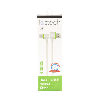 LOSTECH CAVO RICARICA MICRO USB TESTA 90° DA 100CM LS-C18